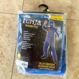 Boys Costume Ninja Warriors size L 10/12